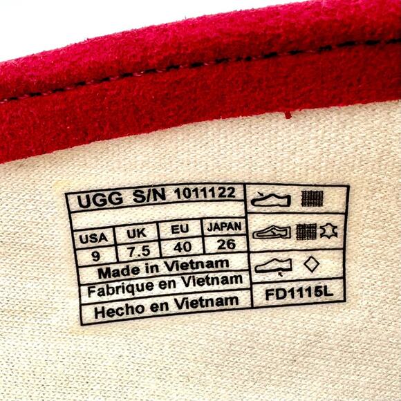 Ugg Marleigh Open Toe Flats Sz 9 Pink/Multi Serape/Canva Espadrille Platform New - Picture 7 of 16